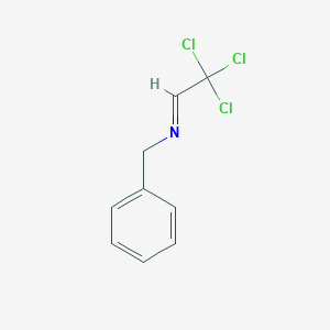 Benzenemethanamine, N-(2,2,2-trichloroethylidene)-