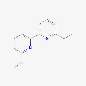 molecular formula C14H16N2 B15434637 6,6'-Diethyl-2,2'-bipyridine CAS No. 87855-81-0