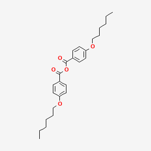 molecular formula C26H34O5 B15434664 4-(Hexyloxy)benzoic anhydride CAS No. 80522-24-3