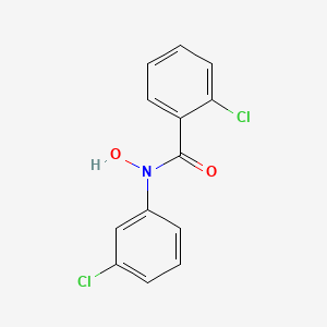 molecular formula C13H9Cl2NO2 B15434744 2-Chloro-N-(3-chlorophenyl)-N-hydroxybenzamide CAS No. 82291-44-9