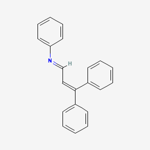 Benzenamine, N-(3,3-diphenyl-2-propenylidene)-