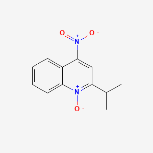 Quinoline, 2-(1-methylethyl)-4-nitro-, 1-oxide