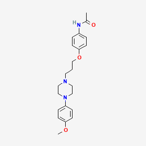 Acetamide, N-(4-(3-(4-(4-methoxyphenyl)-1-piperazinyl)propoxy)phenyl)-