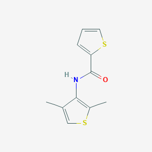 molecular formula C11H11NOS2 B15434857 N-(2,4-Dimethylthiophen-3-yl)thiophene-2-carboxamide CAS No. 87675-90-9