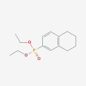 molecular formula C14H21O3P B15434867 Diethyl 5,6,7,8-tetrahydronaphthalen-2-ylphosphonate CAS No. 85915-23-7