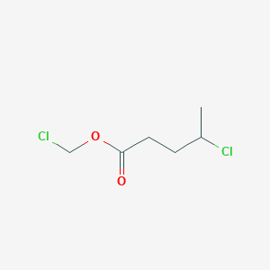 molecular formula C6H10Cl2O2 B15434879 Chloromethyl 4-chloropentanoate CAS No. 80418-52-6