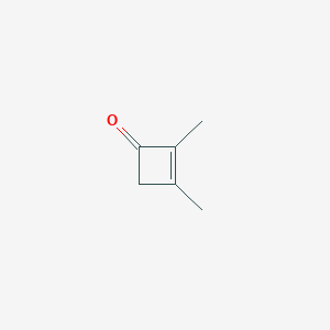 molecular formula C6H8O B15434915 2,3-Dimethylcyclobut-2-en-1-one CAS No. 83897-48-7