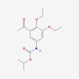 Propan-2-yl (3-acetyl-4,5-diethoxyphenyl)carbamate