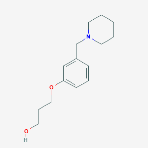 1-Propanol, 3-[3-(1-piperidinylmethyl)phenoxy]-