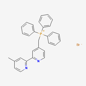 [(4'-Methyl[2,2'-bipyridin]-4-yl)methyl](triphenyl)phosphanium bromide