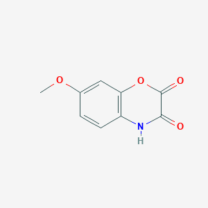 molecular formula C9H7NO4 B15435021 7-Methoxy-2H-1,4-benzoxazine-2,3(4H)-dione CAS No. 81066-48-0