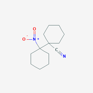 molecular formula C13H20N2O2 B15435029 1'-Nitro[1,1'-bi(cyclohexane)]-1-carbonitrile CAS No. 85690-35-3