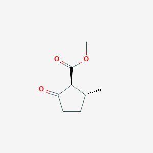 molecular formula C8H12O3 B15435053 methyl (1S,2R)-2-methyl-5-oxocyclopentane-1-carboxylate CAS No. 80796-76-5