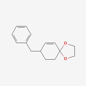 molecular formula C15H18O2 B15435063 8-Benzyl-1,4-dioxaspiro[4.5]dec-6-ene CAS No. 81842-11-7