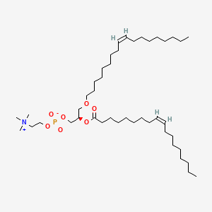 [(2R)-3-[(Z)-octadec-9-enoxy]-2-[(Z)-octadec-9-enoyl]oxypropyl] 2-(trimethylazaniumyl)ethyl phosphate