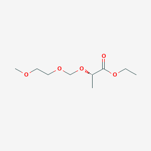 Propanoic acid, 2-[(2-methoxyethoxy)methoxy]-, ethyl ester, (S)-