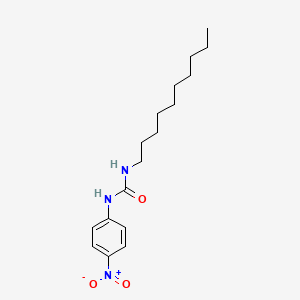 molecular formula C17H27N3O3 B15435126 N-Decyl-N'-(4-nitrophenyl)urea CAS No. 83963-52-4