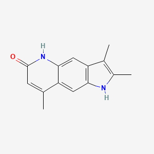 2,3,8-Trimethyl-1,5-dihydro-6H-pyrrolo[2,3-g]quinolin-6-one