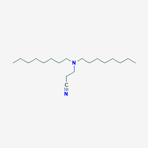 3-(Dioctylamino)propanenitrile