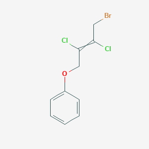 [(4-Bromo-2,3-dichlorobut-2-en-1-yl)oxy]benzene