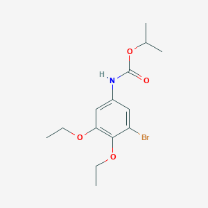 Propan-2-yl (3-bromo-4,5-diethoxyphenyl)carbamate