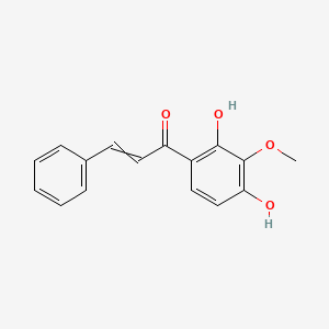 1-(2,4-Dihydroxy-3-methoxyphenyl)-3-phenylprop-2-en-1-one