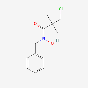 N-benzyl-3-chloro-N-hydroxy-2,2-dimethylpropanamide