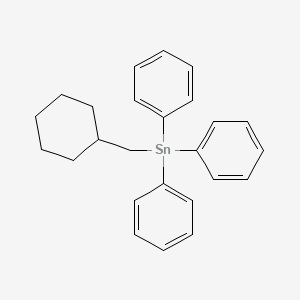 (Cyclohexylmethyl)(triphenyl)stannane