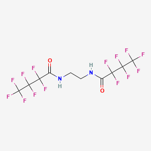 2,2,3,3,4,4,4-heptafluoro-N-[2-(2,2,3,3,4,4,4-heptafluorobutanoylamino)ethyl]butanamide