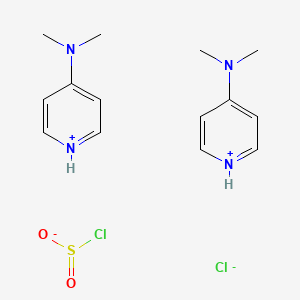 4-(Dimethylamino)pyridin-1-ium chloride sulfurochloridoite (2/1/1)