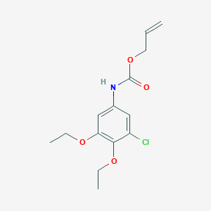 Prop-2-en-1-yl (3-chloro-4,5-diethoxyphenyl)carbamate