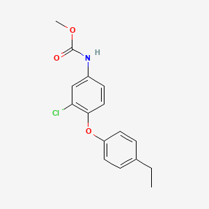 Methyl [3-chloro-4-(4-ethylphenoxy)phenyl]carbamate