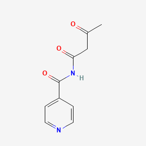 molecular formula C10H10N2O3 B15435941 N-(3-Oxobutanoyl)pyridine-4-carboxamide CAS No. 82437-57-8