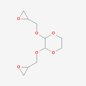 B154360 2,3-Bis(2,3-epoxypropoxy)-1,4-dioxane CAS No. 10043-09-1
