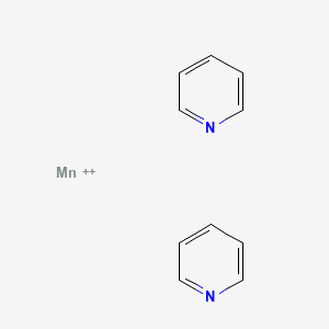 molecular formula C10H10MnN2+2 B15436022 Manganese(2+);pyridine CAS No. 85542-30-9