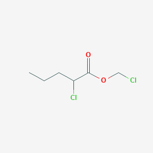 molecular formula C6H10Cl2O2 B15436037 Chloromethyl 2-chloropentanoate CAS No. 80418-50-4