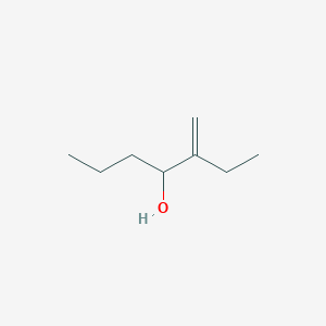 molecular formula C8H16O B15436064 4-Heptanol, 3-methylene- CAS No. 83630-86-8