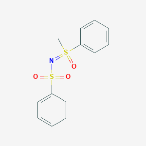 molecular formula C13H13NO3S2 B15436126 Sulfoximine, S-methyl-S-phenyl-N-(phenylsulfonyl)- CAS No. 80816-44-0