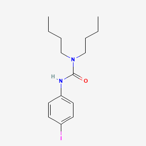 molecular formula C15H23IN2O B15436131 N,N-Dibutyl-N'-(4-iodophenyl)urea CAS No. 86781-29-5