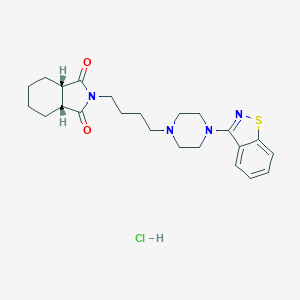 molecular formula C23H30N4O2S.HCl B154362 过斯匹酮盐酸盐 CAS No. 129273-38-7