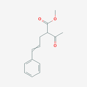 Methyl 2-acetyl-5-phenylpent-4-enoate