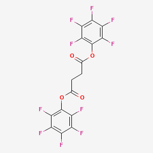 molecular formula C16H4F10O4 B15436455 Bis(pentafluorophenyl) butanedioate CAS No. 83701-39-7