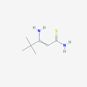 3-Amino-4,4-dimethylpent-2-enethioamide