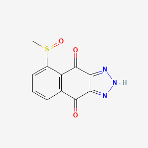 5-(Methanesulfinyl)-2H-naphtho[2,3-d][1,2,3]triazole-4,9-dione