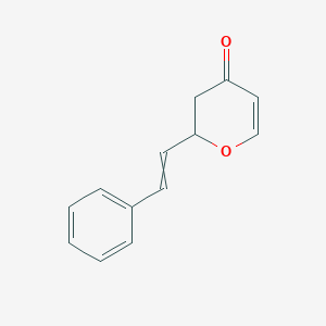 2-(2-Phenylethenyl)-2,3-dihydro-4H-pyran-4-one