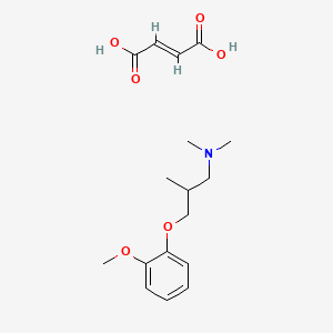 3-(2-Methoxyphenoxy)-N,N,2-trimethyl-1-propanamine maleate