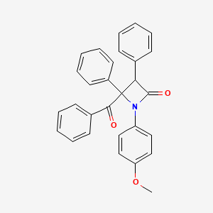 4-Benzoyl-1-(4-methoxyphenyl)-3,4-diphenylazetidin-2-one