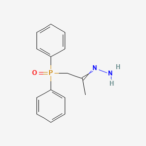 [1-(Diphenylphosphoryl)propan-2-ylidene]hydrazine