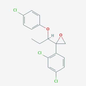 2-[1-(4-Chlorophenoxy)propyl]-2-(2,4-dichlorophenyl)oxirane