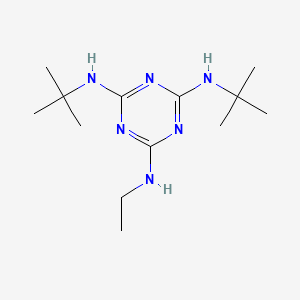 N~2~,N~4~-Di-tert-butyl-N~6~-ethyl-1,3,5-triazine-2,4,6-triamine